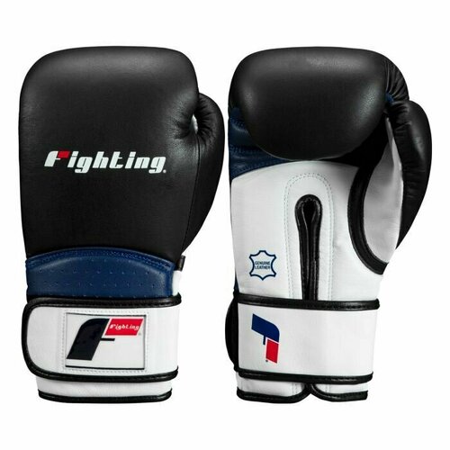 Перчатки боксерские FIGHTING Ferocity Leather Training Gloves, 16 унций, черные