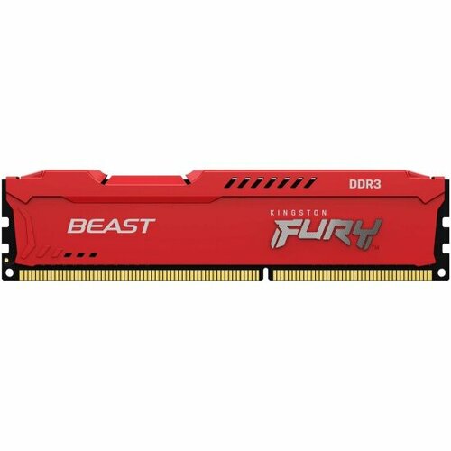 Оперативная память Kingston DDR3 4Gb 1600MHz pc-12800 FURY Beast Red KF316C10BR4 235000₽