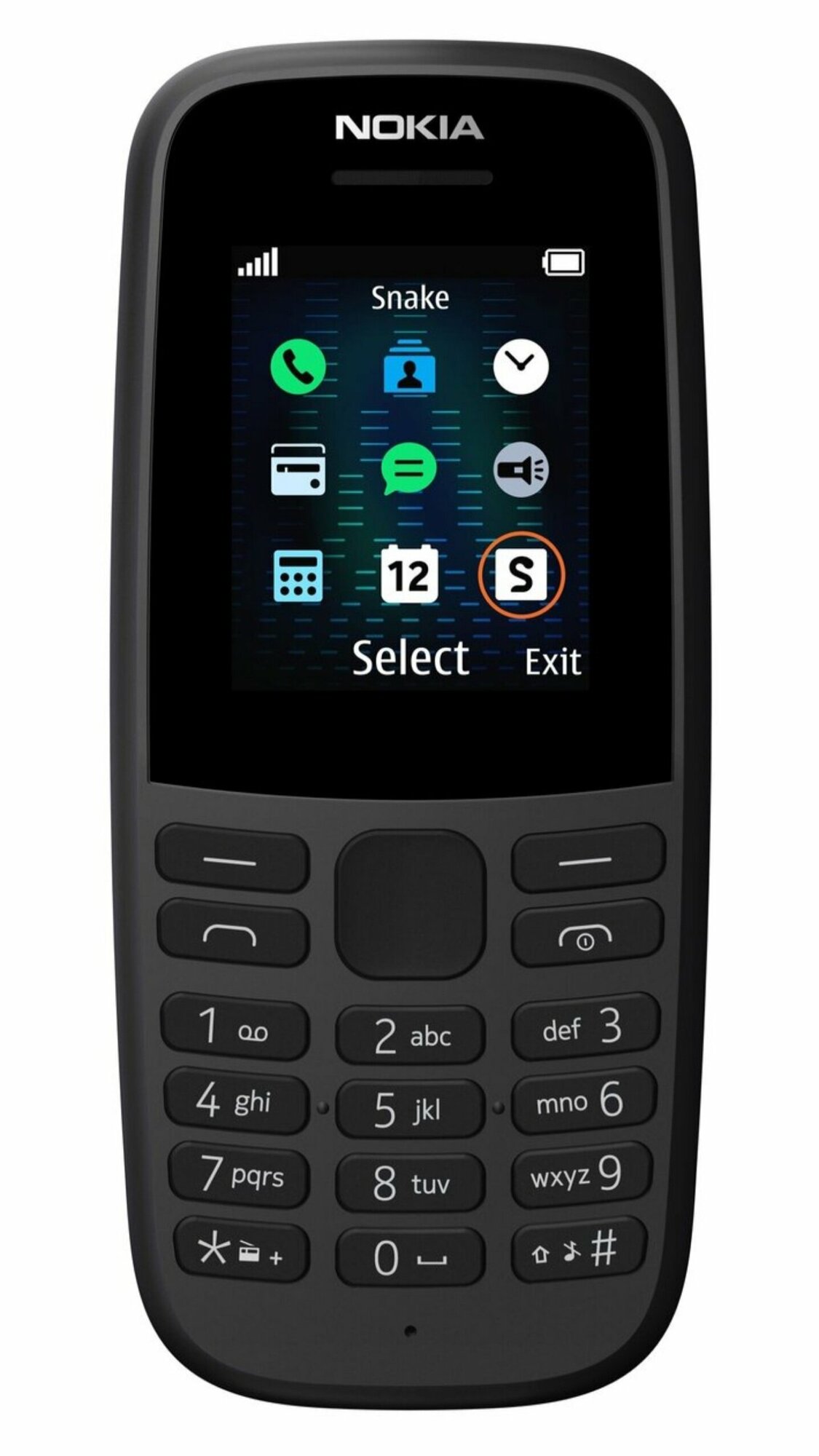 Мобильный телефон NOKIA 105 Dual SIM (2019) TA-1174, синий - фото №3