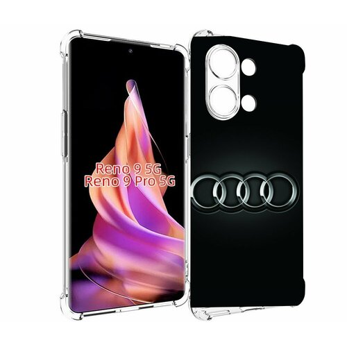 Чехол MyPads ауди audi 2 для OPPO Reno 9 / Reno 9 Pro задняя-панель-накладка-бампер