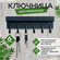 Металлическая ключница настенная с 6 крюч и магнитной лентой Uno
