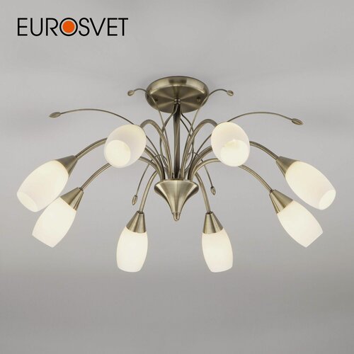Изображение товара Люстра / Потолочный светильник Eurosvet Ginevra 30280/8 античная бронза IP20