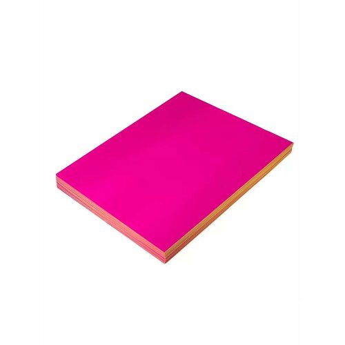 Офисная самоклеящаяся бумага А4 ярко-розовая 1484₽