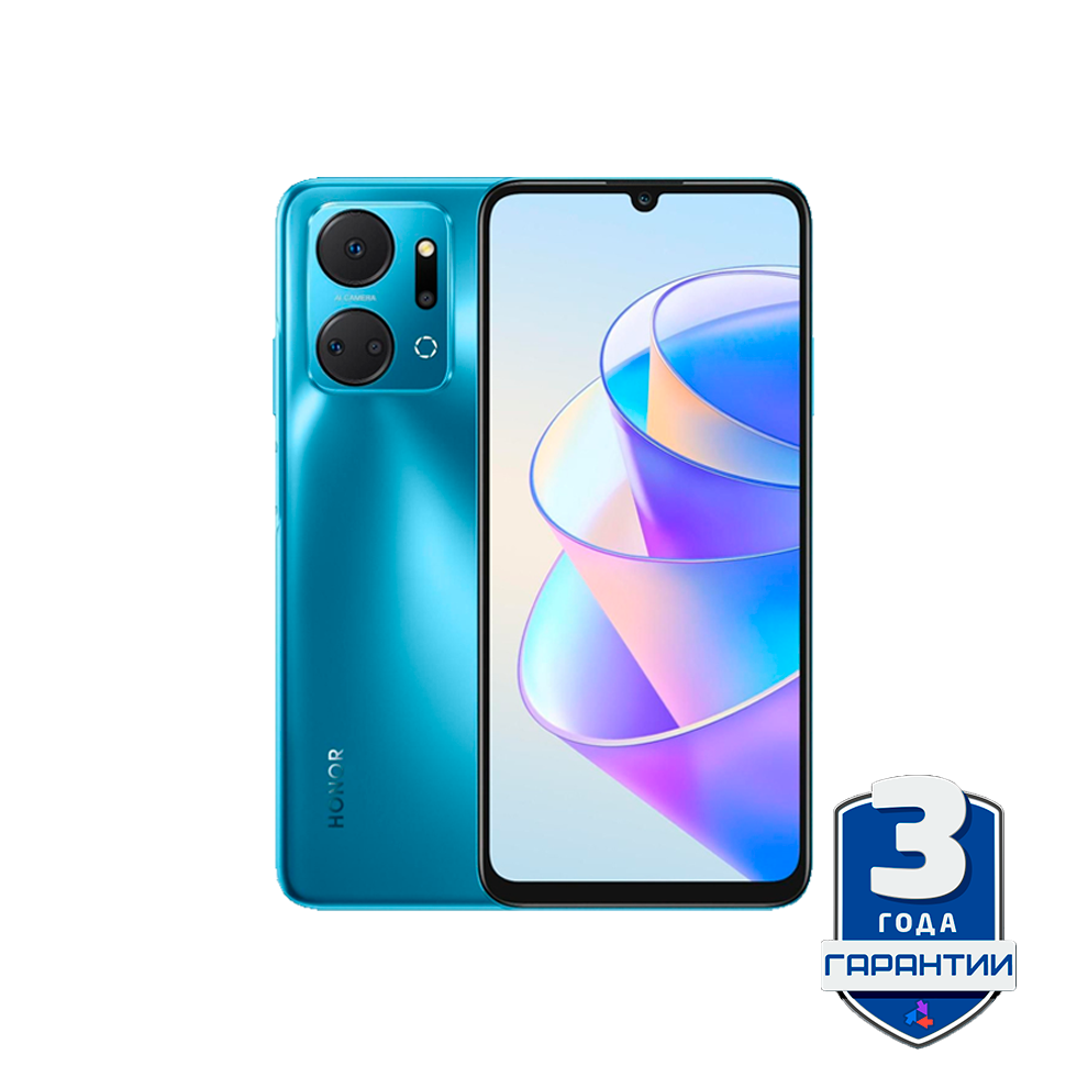 Honor X7A Plus 6/128 синий океан