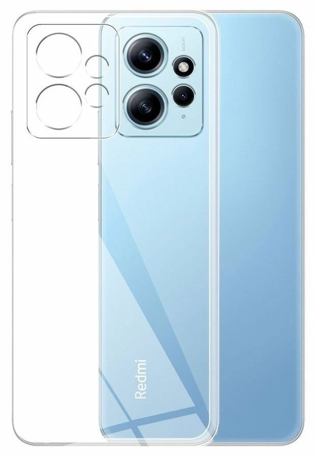 Чехол на Xiaomi Redmi Note 12 4G силиконовая Clear Case прозрачный