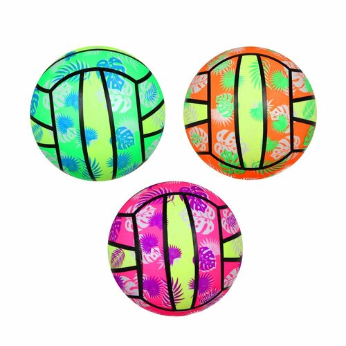 SILAPRO Мяч пляжный Пальмовая ветвь 22см ПВХ 60г -10 10 штук 1315₽