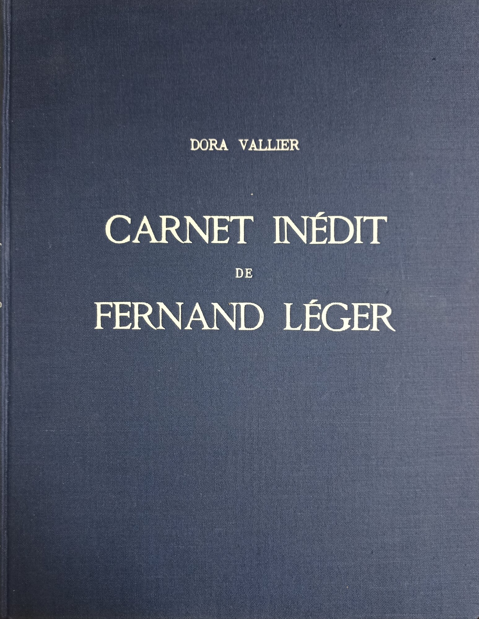 Dora Vallier garnet inedit de Fernand Leger