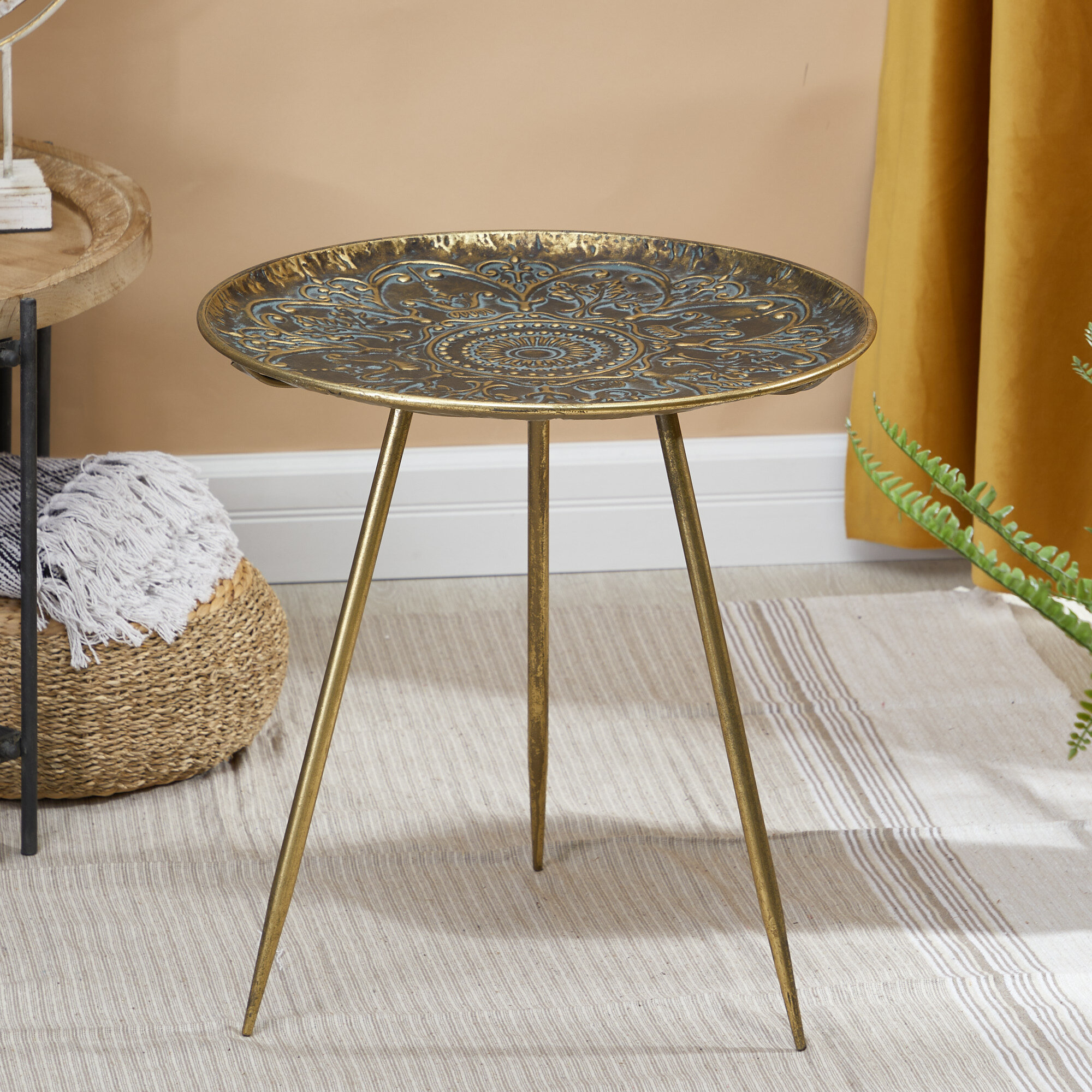 фото 57-247 Столик интерьерный Эфиопия 50х50х51см, Glasar