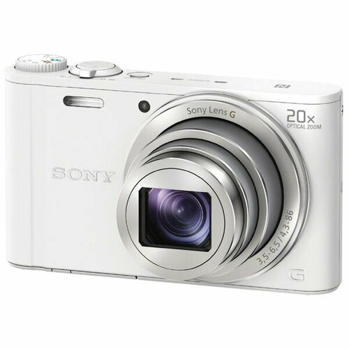 SONY фотоаппарат SONY CYBER-SHOT DSC-WX350 белый 4695000₽