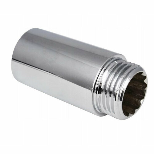 Удлинитель латунный 1/2, 90мм, внутренняя/наружная резьбы (СТМ)