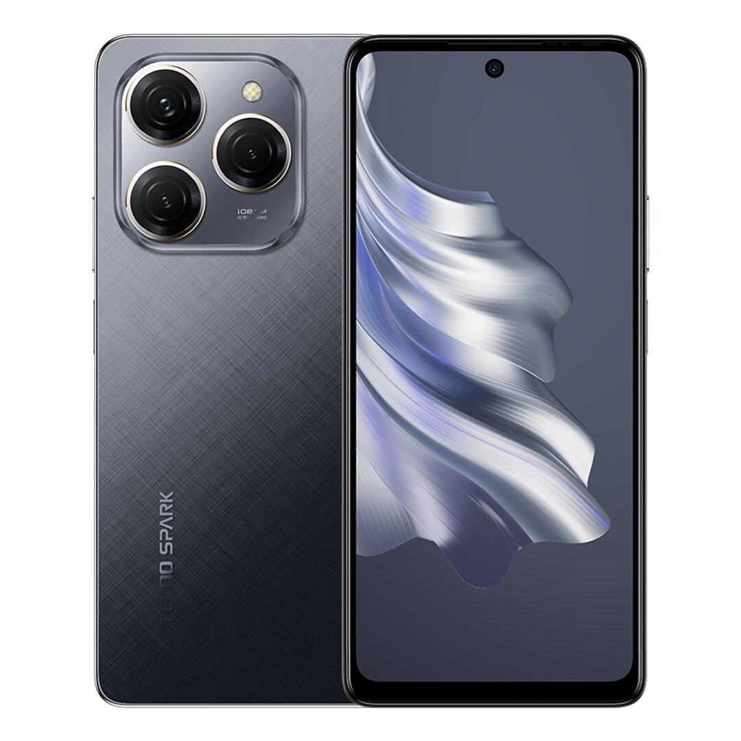 Смартфон TECNO Spark 20 Pro 12/256 ГБ Global для РФ, Dual nano SIM, Moonlit Black