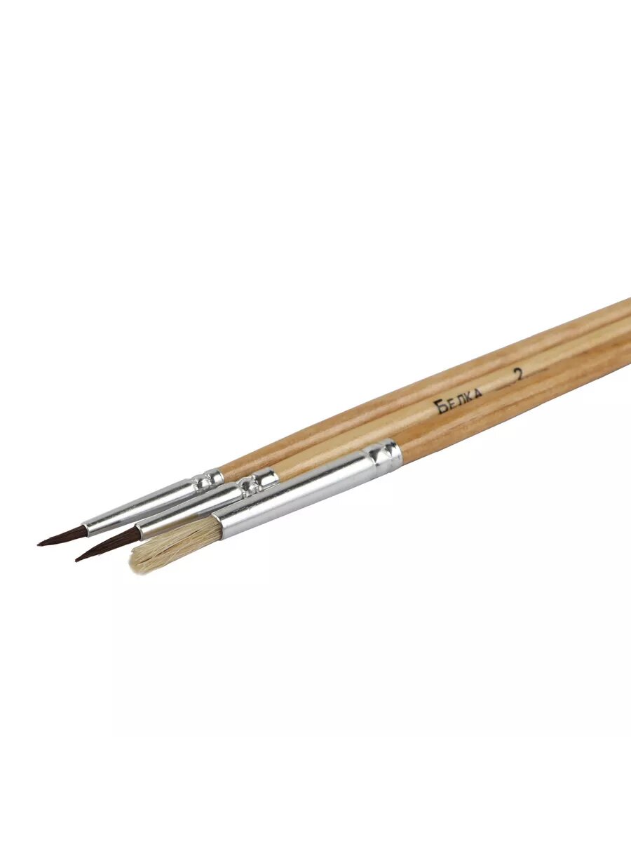 Кисти для рисования 3 шт — фото 1