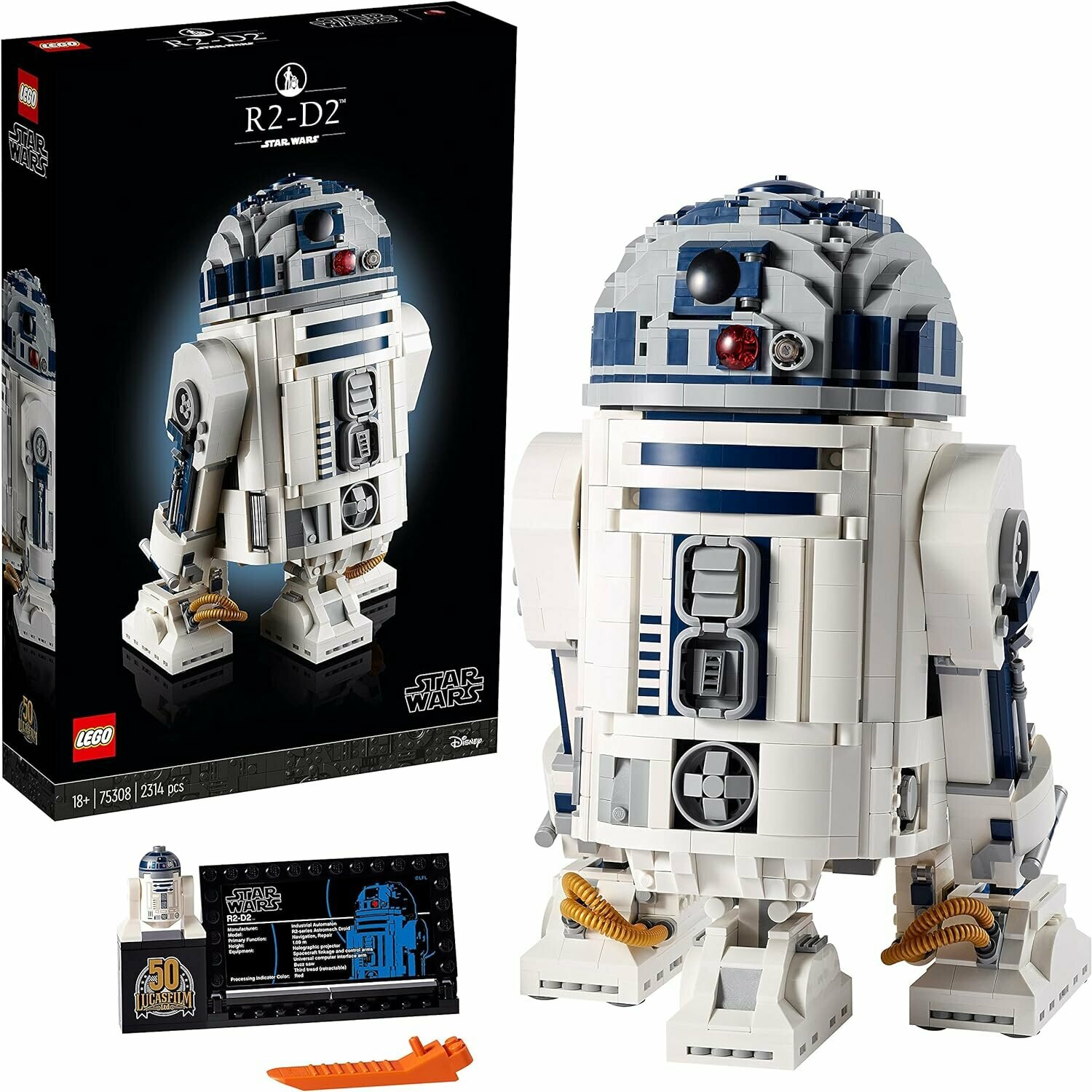 Конструктор LEGO Star Wars 75308 Звездные войны Робот R2-D2, 2314 дет.