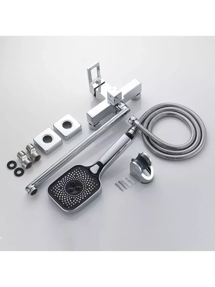 Смеситель для ванны F2296 с душем хром — фото 1