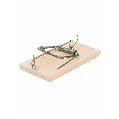 Мышеловка деревянная 10шт комплект бежевый