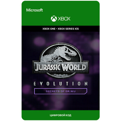 Дополнение JURASSIC WORLD EVOLUTION SECRETS OF DR WU DLC для Xbox OneSeries XS электронный ключ 289₽