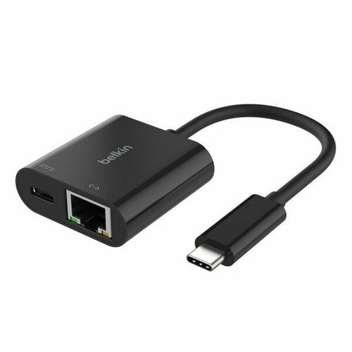 Адаптер Belkin USB-C to Ethernet (INC019BTBK) черный