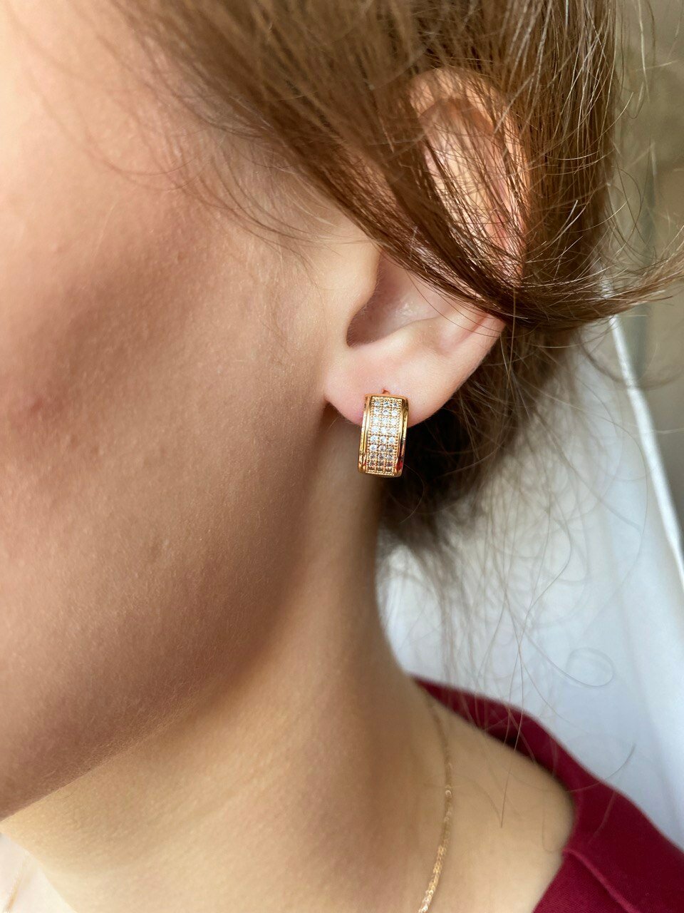 Серьги конго XUPING JEWELRY 