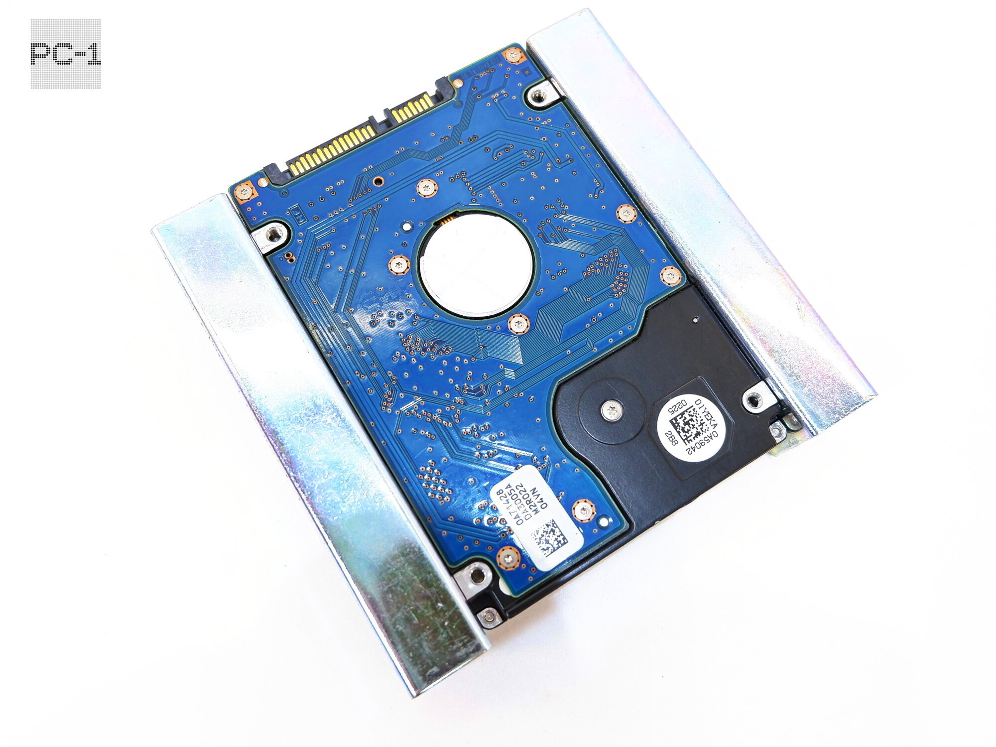 Кронштейн для установки 2х дисков 2.5 дюйма HDD или SSD Салазки в корпус ПК в отсек 3.5 дюйма. Комплект винтов. — фото 1