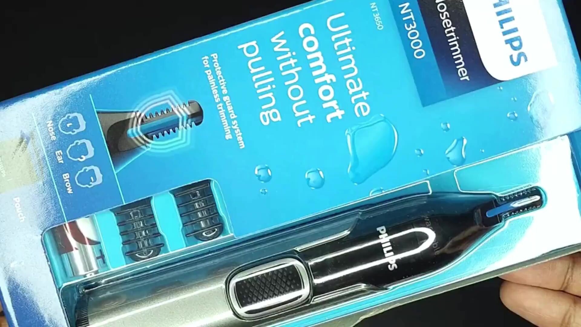 Триммер для носа, ушей и бровей Philips Series 3000 NT3650/16 — фото 1