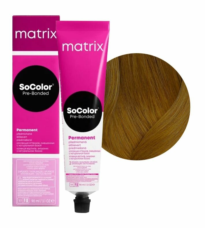 Краска для волос Matrix SoColor Pre-Bonded 9A очень светлый блондин пепельный 90 мл