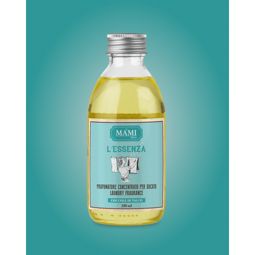 MAMI MILANO Парфюмированная эссенция для стирки COCCOLE DI TALCO / Пудровые объятия, 30 мл