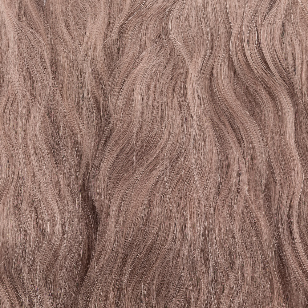  HobbyBe  HAR M Тресс мохеровый натуральный 90 см 10 г дымчато лиловый