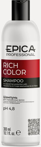 Изображение товара EPICA Professional Rich Color — шампунь для окрашенных волос, 300 мл