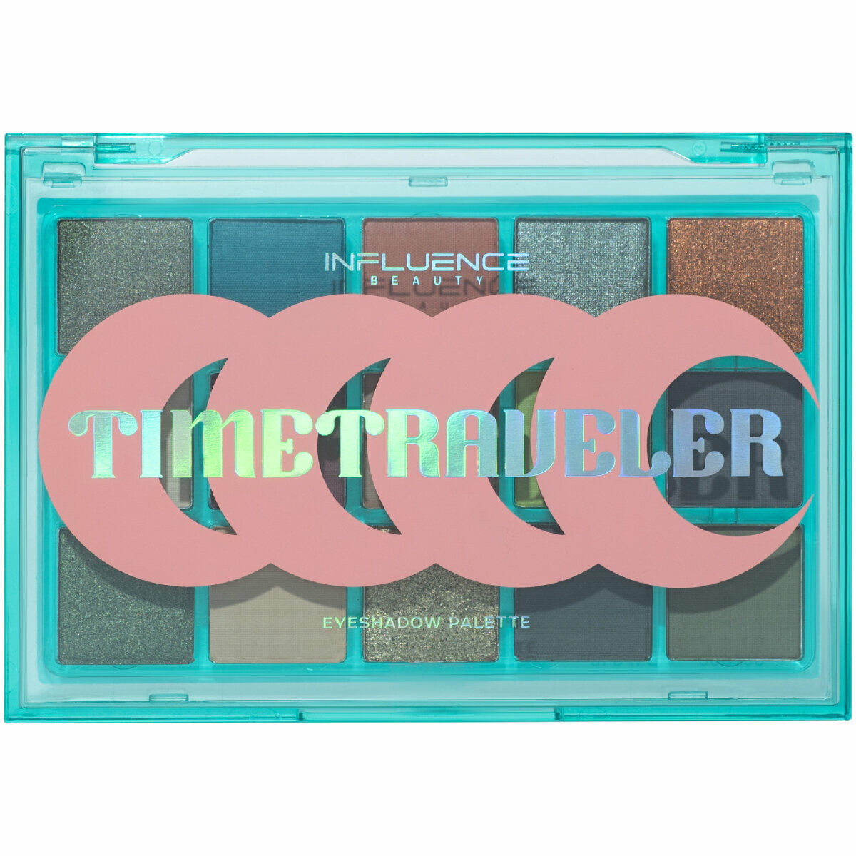 Палетка теней Influence Beauty Time Traveler Eyeshadow palette 15 оттенков т.01 15 г