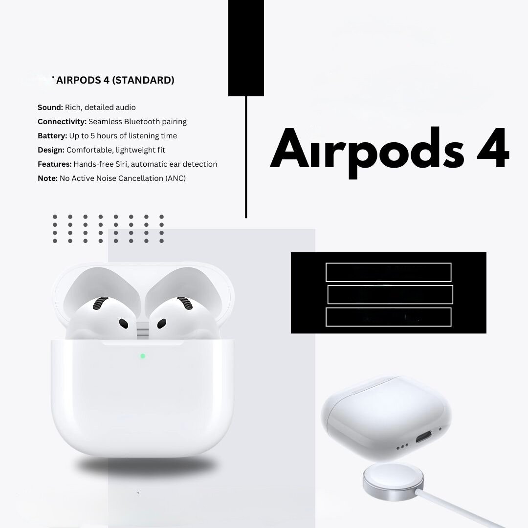 Наушники Pods 4rd, TWS, беспроводные, шумоподавление, сенсорное управление