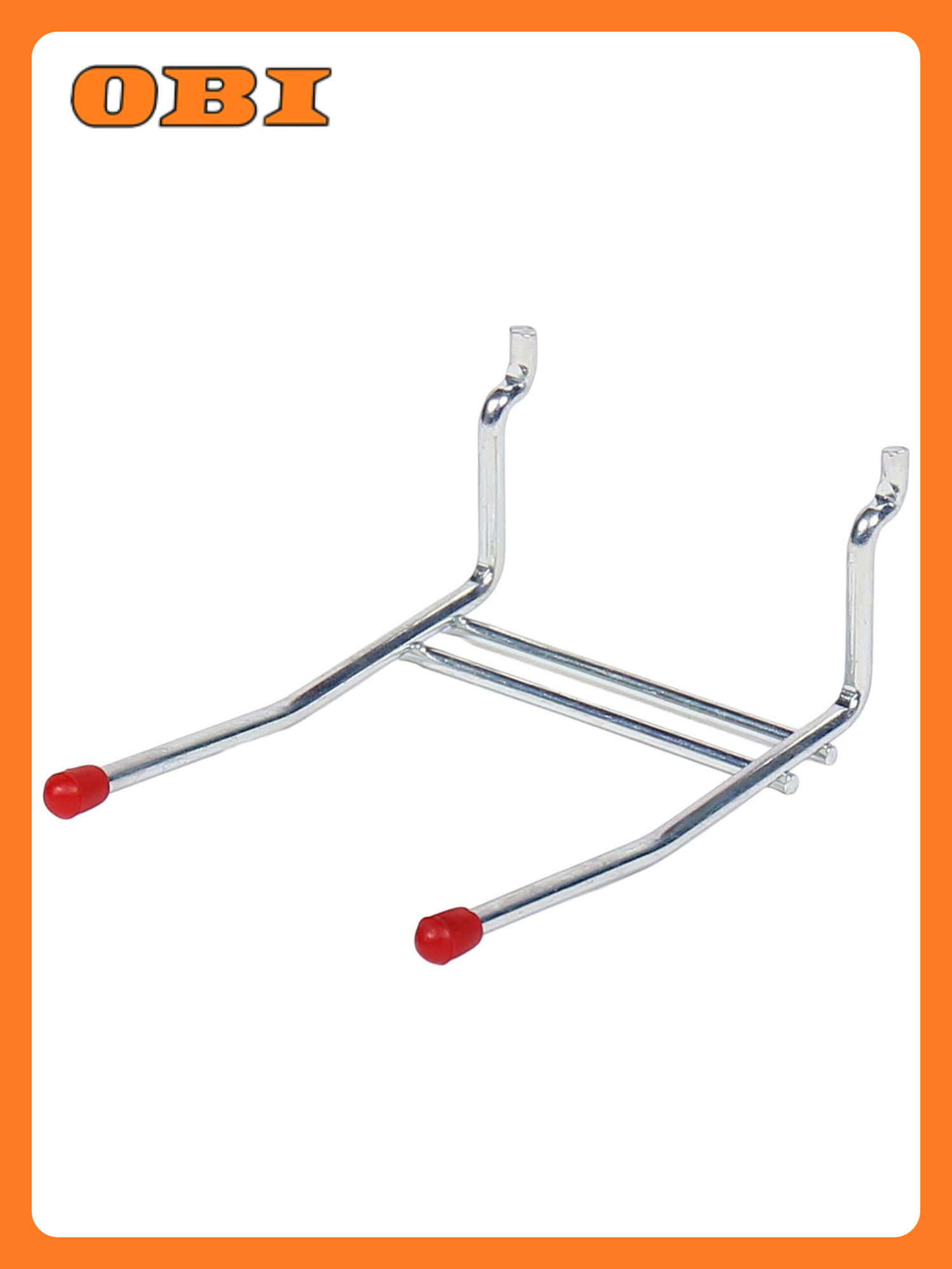 Крючок Larvij универсальный крепление на перфорацию серебристый 3 шт