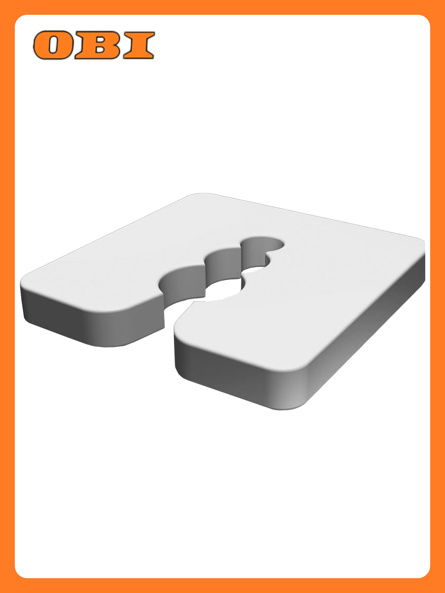 Компенсатор для цокольных профилей ПВХ белый 3 мм 50 шт поливинилхлорид (ПВХ) 0.23 кг