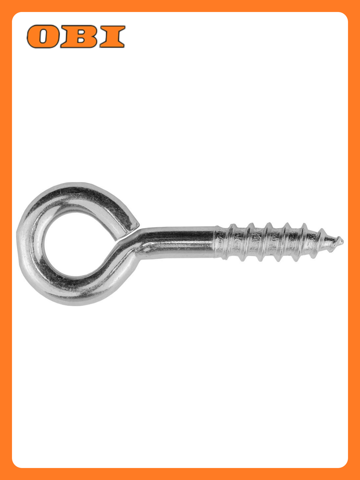 Шуруп-петля Европартнер нержавеющая сталь 20x10x41 мм серебристый 2 шт.