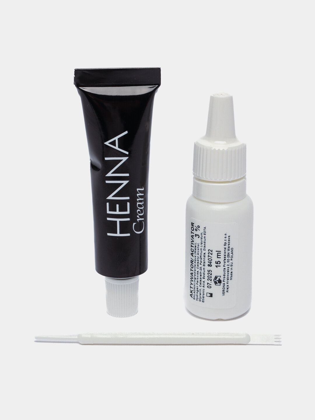 Крем-хна для бровей "Ryana Eyebrow Henna", Польша, стойкая, экономичная, гипоаллергенная, 15мл — фото 1