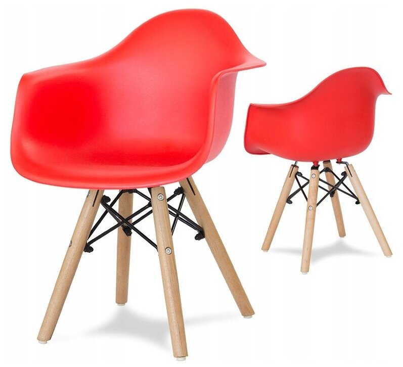 Стул детский Eames, оранжевый