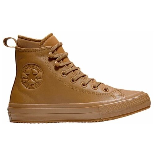 фото Кеды женские converse chuck taylor wp boot 162500 высокие кожаные коричневые (36.5)