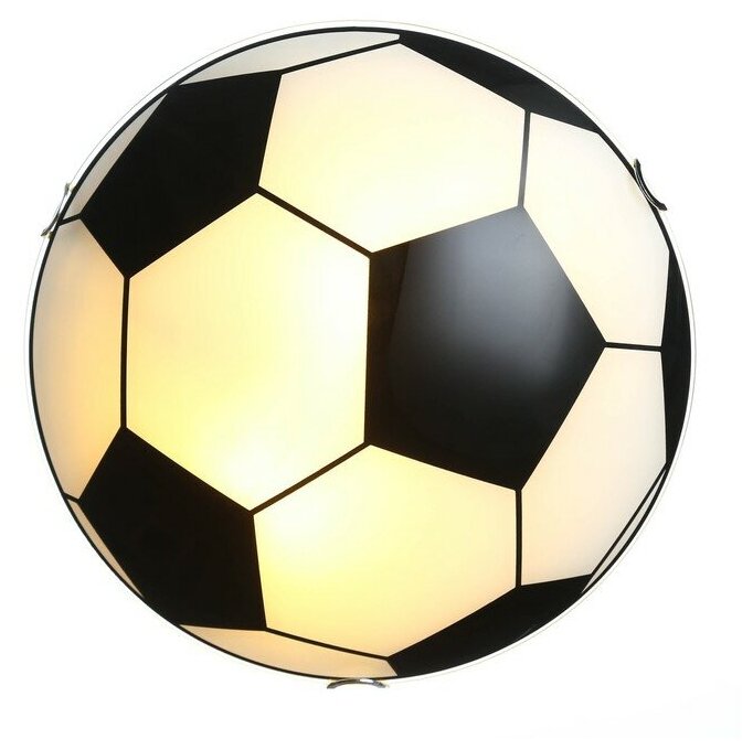 Светильник настенно-потолочный "Мяч" 2 лампы E27 40Вт д.300 h.5,5 см. - фотография № 2