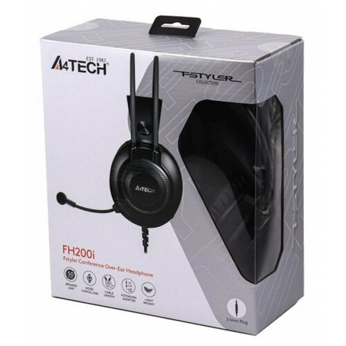 Наушники и гарнитуры A4TECH Fstyler FH200i серый 122700₽