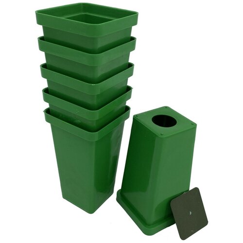 Стаканчик для рассады 7 х 11 см, 0.3 л, полипропилен, 6 шт.