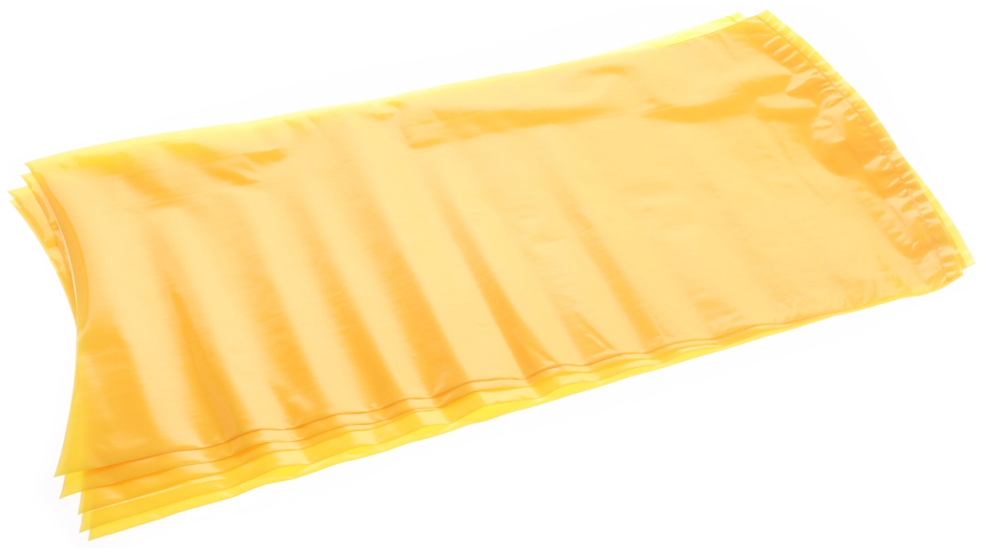 фото Пакет для созревания и хранения сыра термоусадочный 200х400 мм, цвет жёлтый, дно круглое, упаковка 5 шт.