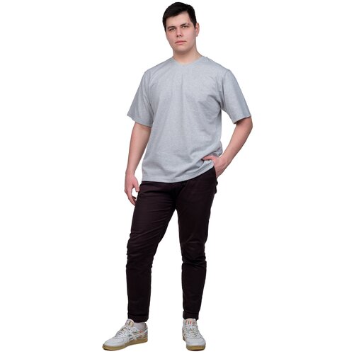 фото Футболка instance мужская "друзья" серая (воротник-угол) 48-50