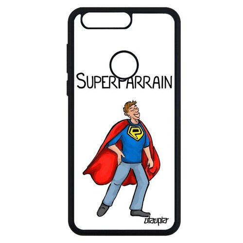 фото Качественный чехол на телефон // honor 8 // "суперкрестный" шутка веселый, utaupia, белый