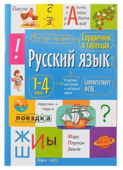 Справочник в таблицах. Русский язык 1- 4 классы 27446 5224029