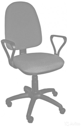 Кресло офисное престиж RU (GTP, крестовина металл, V-4) к/з, черн.