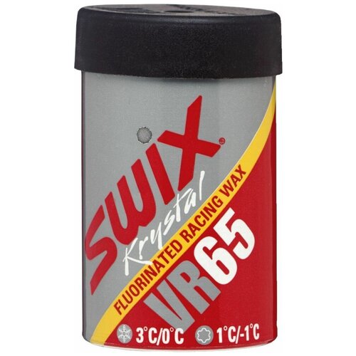 Фторовая мазь скольжения SWIX VR65 Yellow Red Silver, 0°С…+3°С / +1°С…-1°С, 45 г