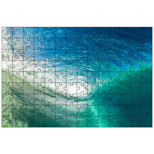 фото Магнитный пазл 27x18см."волна, трубка, океан" на холодильник lotsprints