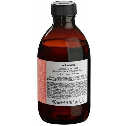 DAVINES Шампунь для натуральных и окрашенных волос Alchemic Shampoo For Natural And Coloured Hair (Red)