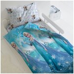 Детский комплект постельного белья серии Холодное сердце Эльза - изображение