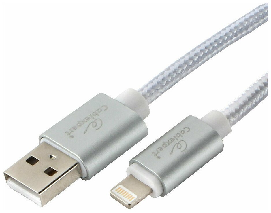 USB Lightning кабель Cablexpert CC-U-APUSB01S-1.8M