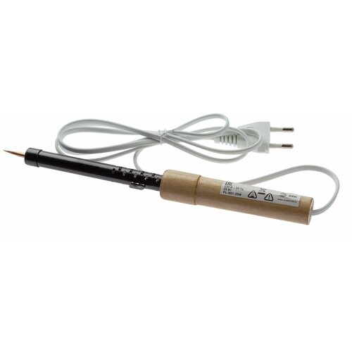 PL-R01- 25 W ЭРА Паяльник с деревянной рукояткой ЭПСН 230 В 25 Вт ЭРА 36100₽